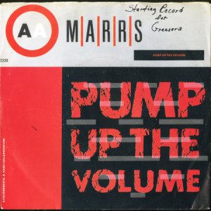 画像1: MARRS / PUMP UP THE VOLUME (45's) (PICTURE SLEEVE) (1)