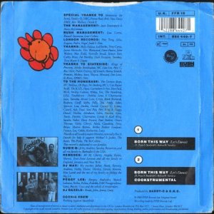 画像2: COOKIE CREW / BORN THIS WAY (LET'S DANCE) (45's) (2)