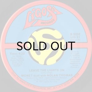 画像2: MONET duet with NOLAN THOMAS / LEAVE THE LIGHTS ON (45's) (2)