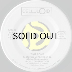 画像3: TIME ZONE feat. JOHN LYDON & AFRIKA BAMBAATAA / WORLD DESTRUCTION (45's) (PICTURE SLEEVE) (3)