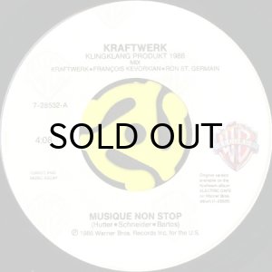 画像3: KRAFTWERK / MUSIQUE NON STOP (45's) (PICTURE SLEEVE) (3)