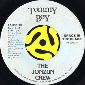画像1: THE JONZUN CREW / SPACE IS THE PLACE (45's) (1)