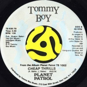 画像2: PLANET PATROL / CHEAP THRILLS (45's) (2)