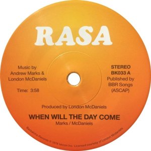 画像2: RASA / WHEN WILL THE DAY COME b/w WITHIN THE SOUND (45's) (2)