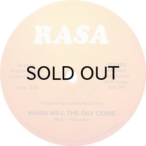 画像2: RASA / WHEN WILL THE DAY COME b/w QUESTIONS IN MY MIND (45's) (2)