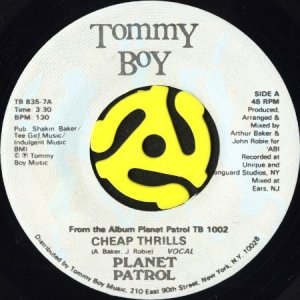 画像1: PLANET PATROL / CHEAP THRILLS (45's) (1)