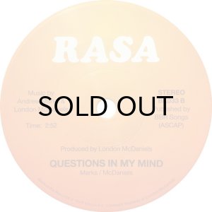 画像1: RASA / WHEN WILL THE DAY COME b/w QUESTIONS IN MY MIND (45's) (1)