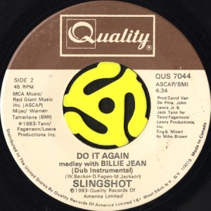 画像2: SLINGSHOT / DO IT AGAIN MEDLEY WITH BILLIE JEAN (45's) (2)