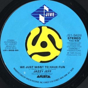 画像2: JAZZY JEFF / FIRE b/w WE JUST WANT TO HAVE FUN (45's) (2)