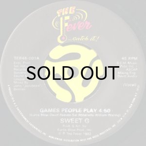 画像1: SWEET G / GAMES PEOPLE PLAY (45's) (1)