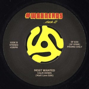 画像2: MOST WANTED / CALM DOWN (45's) (2)