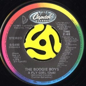 画像2: THE BOOGIE BOYS / A FLY GIRL (45's) (2)