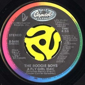 画像1: THE BOOGIE BOYS / A FLY GIRL (45's) (1)