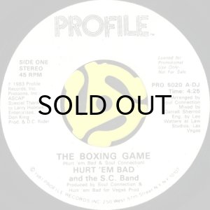 画像2: HURT 'EM BAD & THE S.C. BAND / THE BOXING GAME (45's) (WHITE PROMO) (2)