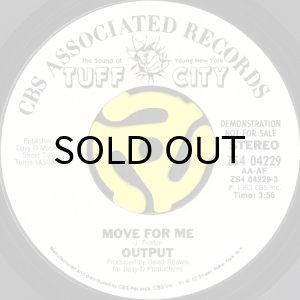 画像1: OUTPUT / MOVE FOR ME (45's) (WHITE PROMO) (1)