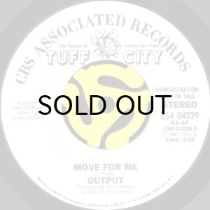 画像2: OUTPUT / MOVE FOR ME (45's) (WHITE PROMO) (2)