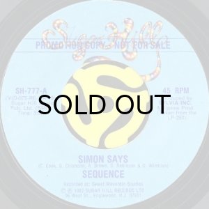 画像2: SEQUENCE / SIMON SAYS (45's) (PROMO) (2)