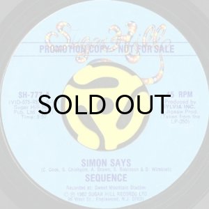 画像1: SEQUENCE / SIMON SAYS (45's) (PROMO) (1)
