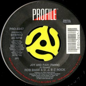 画像3: ROB BASE & DJ E-Z ROCK / JOY AND PAIN (45's) (PICTURE SLEEVE) (3)