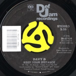 画像2: DAVY D / HAVE YOU SEEN DAVY b/w KEEP YOUR DISTANCE (45's) (2)