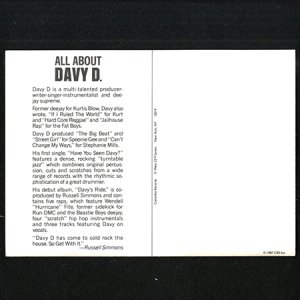 画像5: DAVY D / HAVE YOU SEEN DAVY (45's) (WHITE PROMO) (W/POSTCARD) (5)