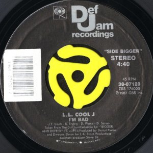 画像1: L.L. COOL J / I'M BAD b/w GET DOWN (45's) (1)
