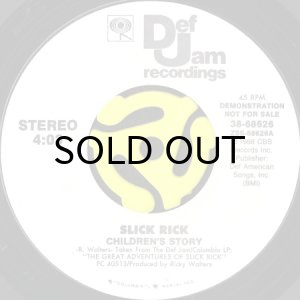 画像1: SLICK RICK / CHILDREN'S STORY (45's) (WHITE PROMO) (1)