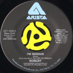 画像3: BOBCAT / I'M SERIOUS (45's) (PICTURE SLEEVE) (3)