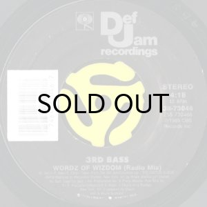 画像2: 3RD BASS / THE GAS FACE b/w WORDZ OF WIZDOM (45's) (2)