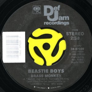 画像1: BEASTIE BOYS / BRASS MONKEY b/w POSSE IN EFFECT (45's) (1)