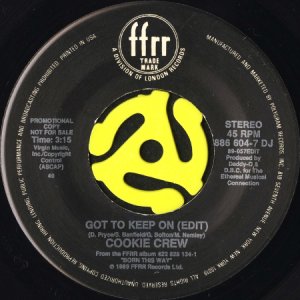 画像1: COOKIE CREW / GOT TO KEEP ON (45's) (PROMO) (1)