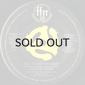 画像1: COOKIE CREW / GOT TO KEEP ON (45's) (PROMO) (1)