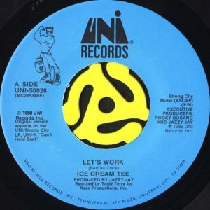 画像1: ICE CREAM TEE / LET'S WORK (45's) (1)