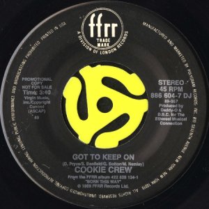 画像2: COOKIE CREW / GOT TO KEEP ON (45's) (PROMO) (2)