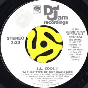 画像2: L.L. COOL J / I'M THAT TYPE OF GUY (45's) (WHITE PROMO) (2)