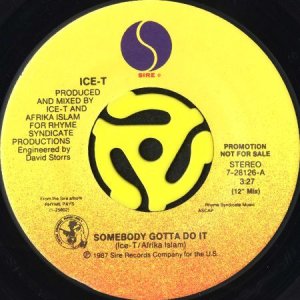 画像1: ICE-T / SOMEBODY GOTTA DO IT (45's) (PROMO) (1)