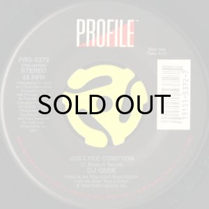 画像1: DJ QUIK / JUS LYKE COMPTON b/w TONITE (45's) (1)