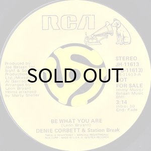 画像2: DENIE CORBETT & STATION BREAK / BE WHAT YOU ARE (45's) (PROMO) (2)