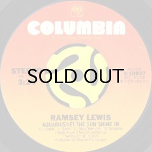 画像1: RAMSEY LEWIS / AQUARIUS/LET THE SUNSHINE IN (45's) (1)
