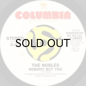 画像2: THE NOBLES / NOBODY BUT YOU (45's) (WHITE PROMO) (2)