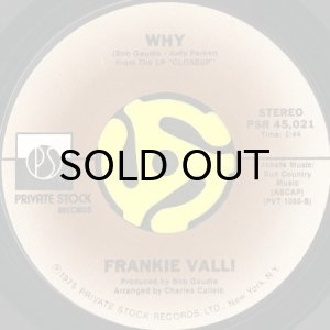 画像2: FRANKIE VALLI / SWEARIN' TO GOD (45's) (2)