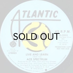 画像2: ACE SPECTRUM / LIVE AND LEARN (45's) (PROMO) (2)