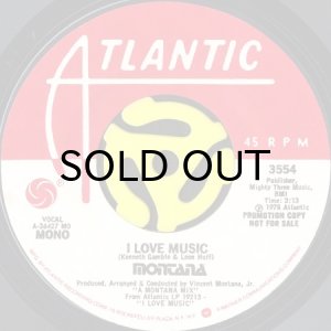 画像1: MONTANA / I LOVE MUSIC (45's) (PROMO) (1)
