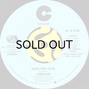 画像2: CERRONE / LOOK FOR LOVE (45's) (WHITE PROMO) (2)