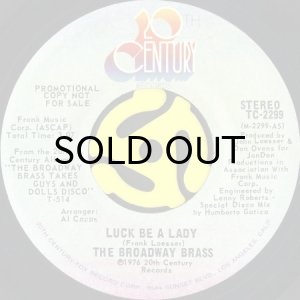 画像2: THE BROADWAY BRASS / I'VE NEVER BEEN IN LOVE BEFORE (45's) (PROMO) (2)