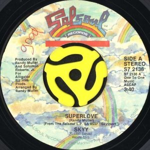 画像1: SKYY / SUPERLOVE b/w NO MUSIC (45's) (1)