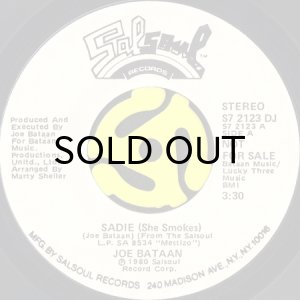 画像2: JOE BATAAN / SADIE (SHE SMOKES) (45's) (WHITE PROMO) (2)