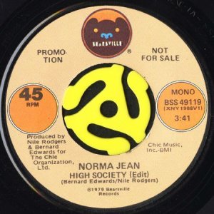画像1: NORMA JEAN / HIGH SOCIETY (45's) (PROMO) (1)