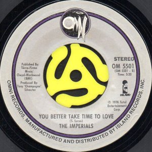 画像2: THE IMPERIALS / WHO'S GONNA LOVE ME (45's) (2)