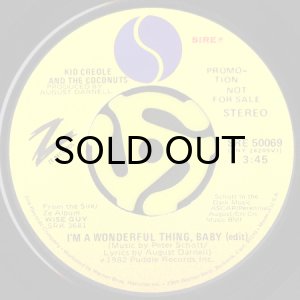 画像2: KID CREOLE AND THE COCONUTS / I'M A WONDERFUL THING, BABY (45's) (PROMO) (2)